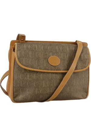 Gucci Dames, Pre-owned, Bruin, Maat: ONE Size Leer