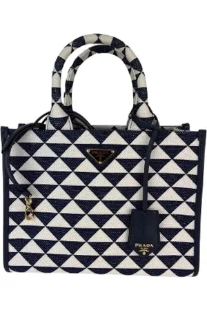 Prada Dames, Pre-owned, Blauw, Maat: ONE Size Leer