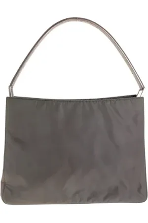 Prada Dames, Pre-owned, Grijs, Maat: ONE Size Nylon