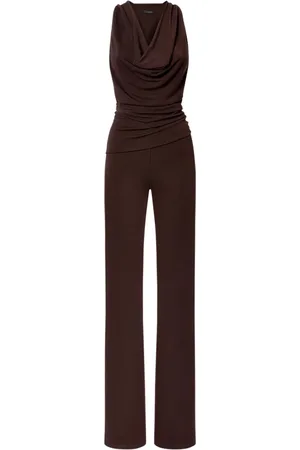 Andamane Dames, Jumpsuits & Playsuits, Bruin, Maat: S Jersey
