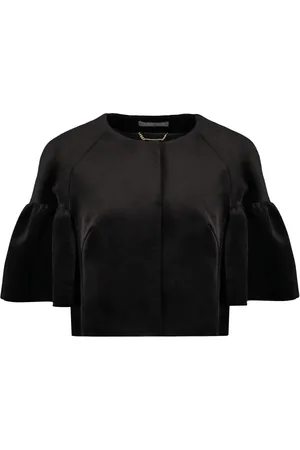 Alberta Ferretti Dames, Jassen, Zwart, Maat: S