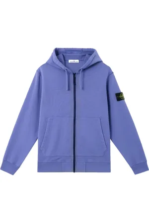 Stone Island Heren, Sweatshirts & Hoodies, Paars, Maat: S Katoen