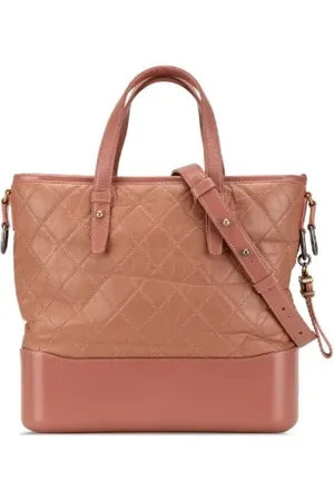 CHANEL Dames, Pre-owned, Roze, Maat: ONE Size Leer