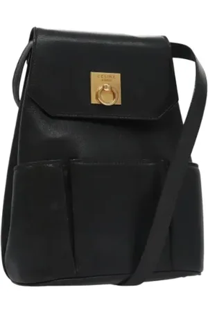 Céline Dames, Pre-owned, Zwart, Maat: ONE Size Leer