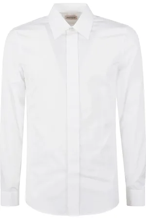 Alexander McQueen Heren, Overhemden, Wit, Maat: M