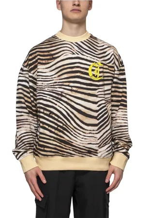 Roberto Cavalli Heren, Sweatshirts & Hoodies, Bruin, Maat: S