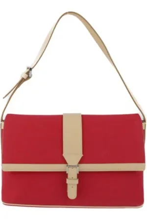 Burberry Dames, Pre-owned, Rood, Maat: ONE Size