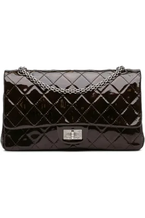 CHANEL Dames, Pre-owned, Bruin, Maat: ONE Size Leer