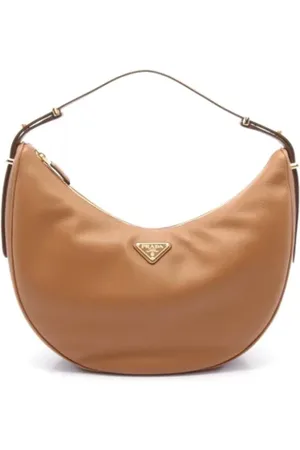 Prada Dames, Pre-owned, Bruin, Maat: ONE Size Leer