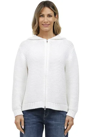 Gran Sasso Dames, Truien, Wit, Maat: XS
