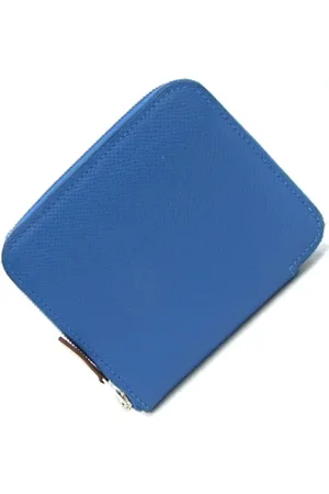 Hermès Dames, Pre-owned, Blauw, Maat: ONE Size Leer