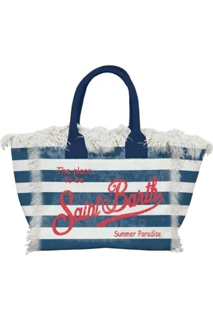 MC2 SAINT BARTH Dames, Tassen, Blauw, Maat: ONE Size Katoen