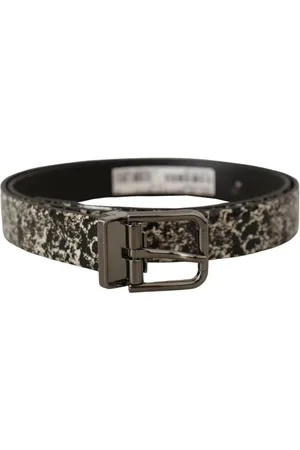 Dolce & Gabbana Heren, Accessoires, Zwart, Maat: 90 CM Leer