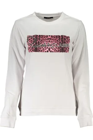 Roberto Cavalli Dames, Sweatshirts & Hoodies, , Maat: XL Katoen