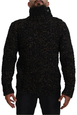 Dolce & Gabbana Heren, Truien, Bruin, Maat: S Wol
