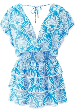 Melissa Odabash Dames, Jurken, Blauw, Maat: M Viscose