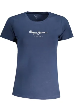 Pepe Jeans Dames, Tops, Blauw, Maat: XS Katoen