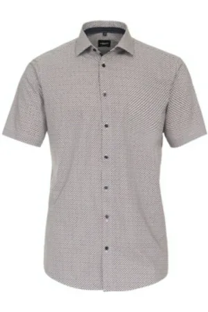 Venti Heren, Overhemden, Rood, Maat: 4XL