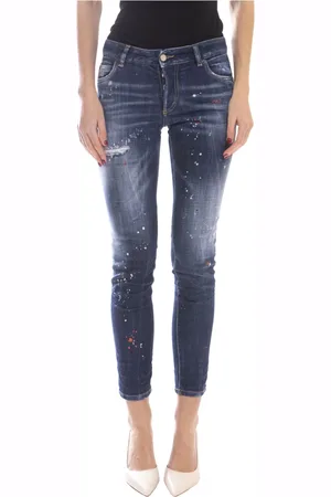 Dsquared2 Dames, Jeans, Blauw, Maat: XS