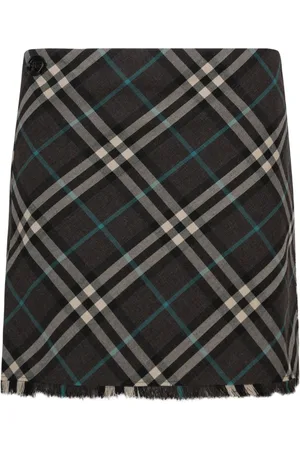 Burberry Dames, Rokken, Zwart, Maat: S Wol