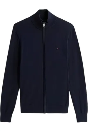 Tommy Hilfiger Heren, Truien, Blauw, Maat: L Katoen