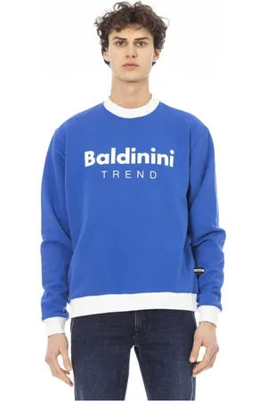 BALDININI Heren, Sweatshirts & Hoodies, Blauw, Maat: 4XL