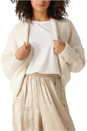 Knit-ted Dames, Truien, Wit, Maat: M