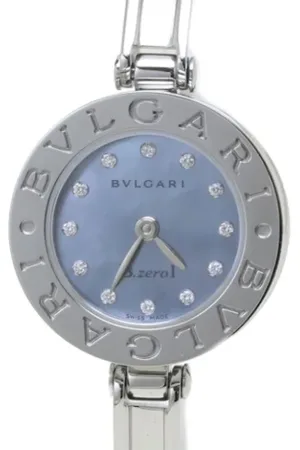 Bvlgari Dames, Pre-owned, Blauw, Maat: ONE Size Zijde