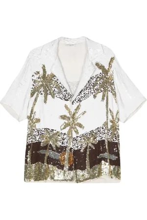 P.A.R.O.S.H. Dames, Blouses & Shirts, Wit, Maat: S