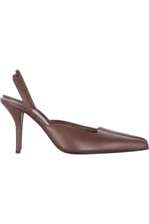 Gia Borghini Dames, Schoenen, Bruin, Maat: 39 EU Leer