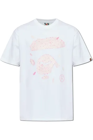 A Bathing Ape Heren, Tops, Wit, Maat: M Katoen