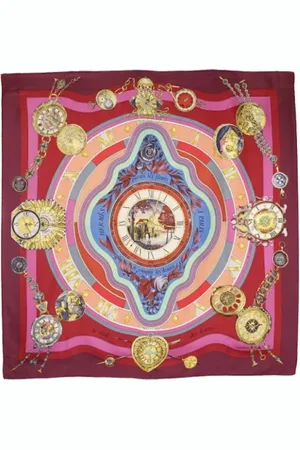 Hermès Dames, Pre-owned, Veelkleurig, Maat: ONE Size Zijde