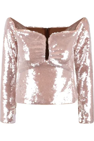 Self-Portrait Dames, Blouses & Shirts, Roze, Maat: M Poliester