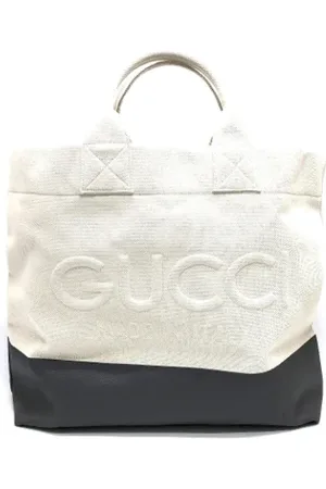 Gucci Dames, Pre-owned, Wit, Maat: ONE Size Katoen