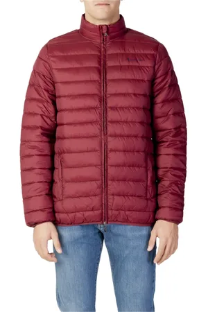 Aquascutum Heren, Jassen, Rood, Maat: L Poliester