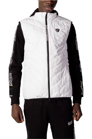 EA7 Heren, Jassen, Wit, Maat: 3XL Poliester
