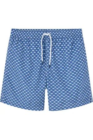 FEDELI Heren, Badkleding, Blauw, Maat: L