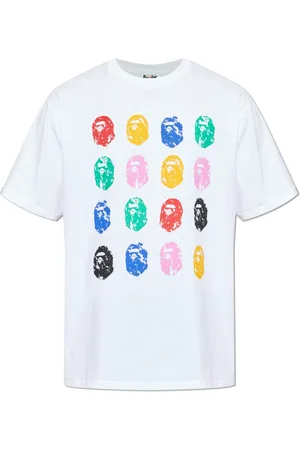 A Bathing Ape Heren, Tops, Wit, Maat: L Katoen