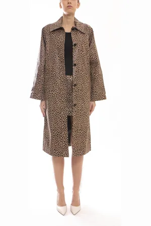 Michael Kors Dames, Mantels, Bruin, Maat: S