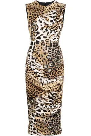 Roberto Cavalli Dames, Jurken, Veelkleurig, Maat: M Zijde