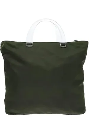 Prada Dames, Pre-owned, Groen, Maat: ONE Size Synthetisch