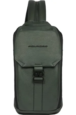 Piquadro Unisex, Tassen, Groen, Maat: ONE Size