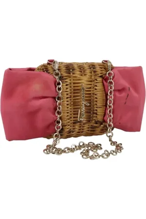 Salvatore Ferragamo Dames, Pre-owned, Roze, Maat: ONE Size Satijn