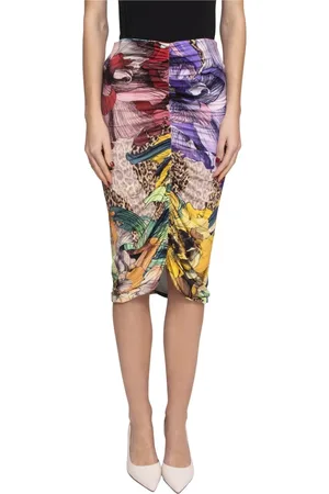 Roberto Cavalli Dames, Rokken, Veelkleurig, Maat: XS