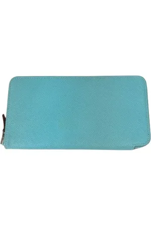 Hermès Dames, Pre-owned, Blauw, Maat: ONE Size Leer