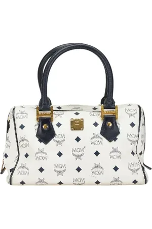 MCM Dames, Pre-owned, Wit, Maat: ONE Size Leer