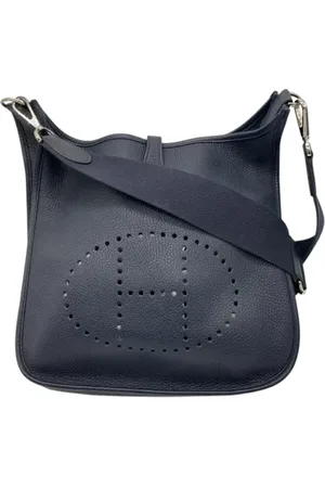 Hermès Dames, Pre-owned, Blauw, Maat: ONE Size Leer