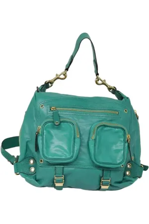 Gucci Dames, Pre-owned, Groen, Maat: ONE Size Leer