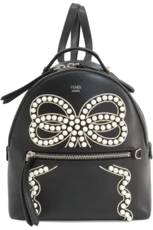 Fendi Dames, Pre-owned, Zwart, Maat: ONE Size Leer