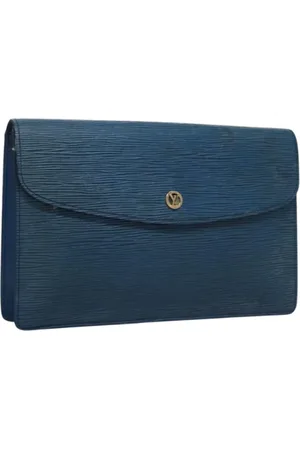 LOUIS VUITTON Dames, Pre-owned, Blauw, Maat: ONE Size Leer